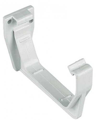 FLOPLAST 114mm Square Fascia Gutter Bracket - White - Bricolage & Outils Amazon Royaume-Uni à 0.74€