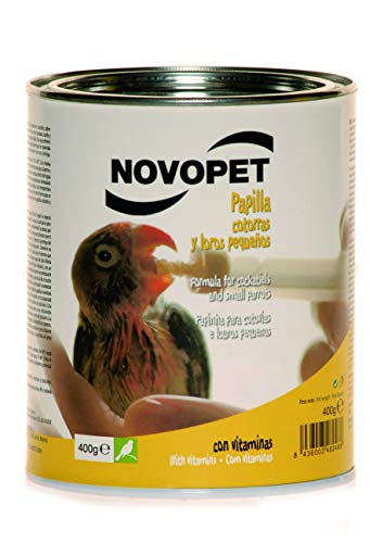 Novopet A-15990 Bouillie Perroquets et Perruques - 400 GR - Animalerie Amazon France à 9.87€