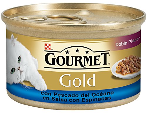 Gourmet Gold Double Joy con pesce d'altura e spinaci - Animalerie en promo à 6.98€