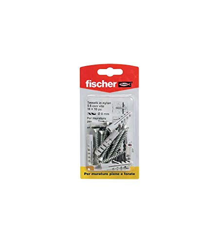 Fischer, Tasselli Universali S 8 V K con vite - Bricolage & Outils Amazon Italie à 2.49€