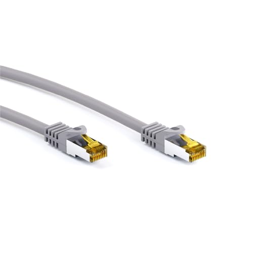 Goobay RJ-45 CAT7 1m câble de réseau Gris S/FTP (S-STP) - Animalerie en promo à 5.26€