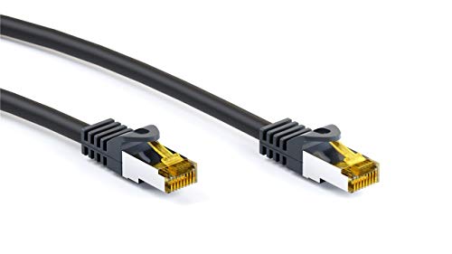 Goobay 91653 RJ45 Patchkabel CAT 6A S/FTP (PiMF) mit CAT 7... - Sports & Fitness en promo à 12.99€
