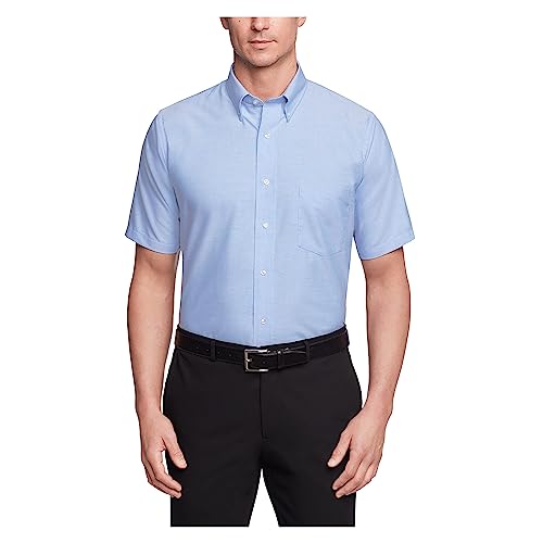 Van Heusen Camicie da Uomo a Maniche Corte Tinta Unita ر ر... - Mode & Vêtements en promo à 28.41€
