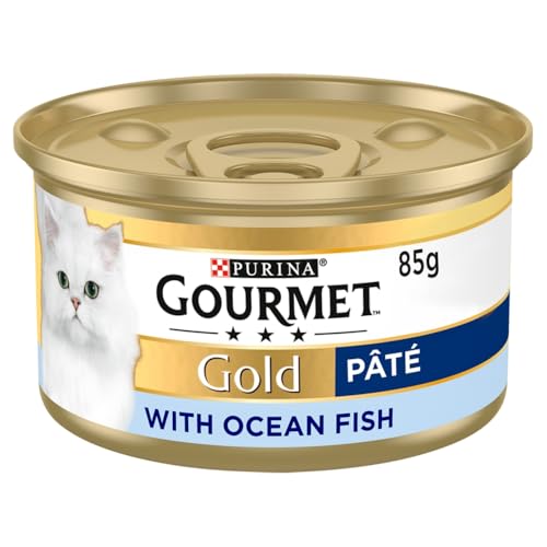 Gourmet Gold Terrine Wet Cat Food with Salmon Wet Cat Food... - Animalerie Amazon Royaume-Uni à 0.79€