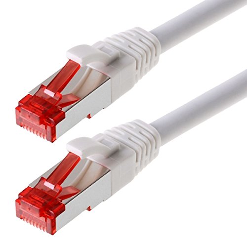 Helos Cable Patch S/FTP (PIMF) Cat 6 Blanco 1,5m - Cable... - High-Tech & Électronique Amazon Espagne à 2.29€