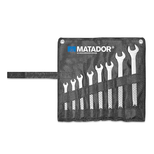 Matador Double Open-Ended Spanner Set 8-Piece, 0100 9080 - Home & Kitchen Amazon UK à 28.68€