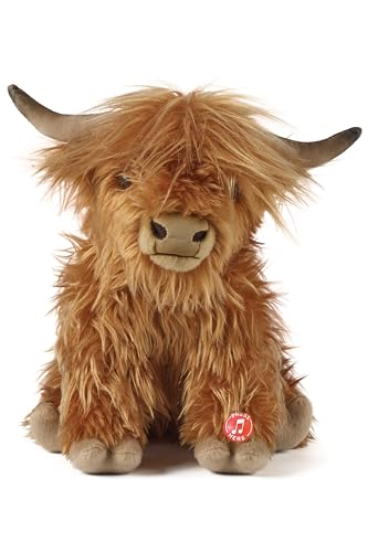 Living nature Peluche di Mucca delle Highlands Marrone |... - Jouets & Jeux en promo à 34.41€