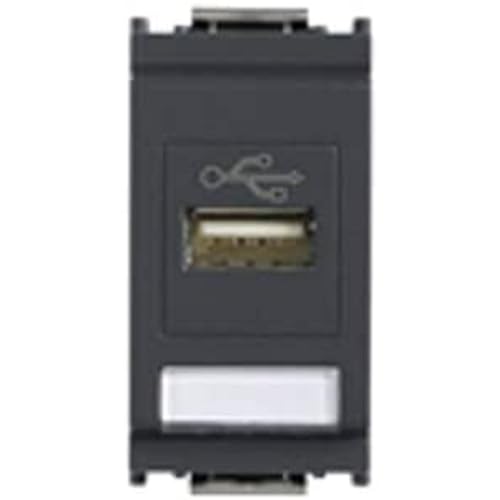 VIMAR IDEE USB-BUCHSE 1 MODUL FARBE GRAU 16368 - High-Tech & Électronique Amazon Allemagne à 9.06€