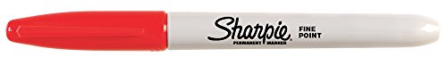 SHARPIE DYMO Fine Rouge marqueur indélébile - Fournitures Bureau en promo à 1.99€