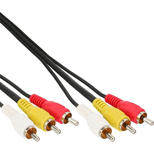 InLine 89601 Cinch Kabel Audio/Video 3x Cinch, Stecker... - High-Tech & Électronique Amazon Italie à 1.00€
