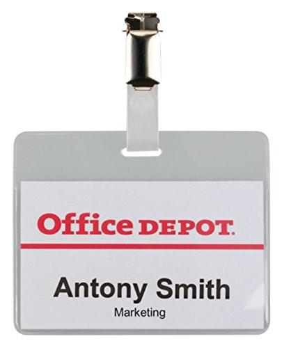 Niceday-IdentificadoresconpinzagiratoriaOfficeDepot90x60mm50... - Fournitures Bureau Amazon Espagne à 17.14€