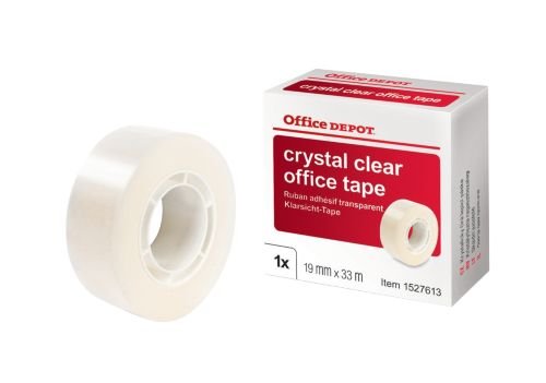 Ruban adhésif Office Depot Crystal 19 mm x 33 m Super Clear - Maison & Cuisine Amazon Allemagne à 2.09€