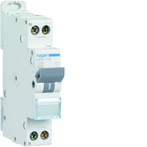 Leitungsschutzschalter, 16 A, 3 kA, Kurve, C... - Bricolage & Outils Amazon Allemagne à 18.39€