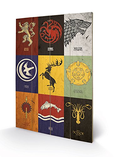 Pyramid International SW11383P Game of Thrones Sigils Wood... - High-Tech & Électronique en promo à 27.99€
