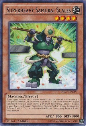 Yu-Gi-Oh! - Superheavy Samurai Scales (NECH-EN009) - The... - Jeux Vidéo & Consoles en promo à 32.76€