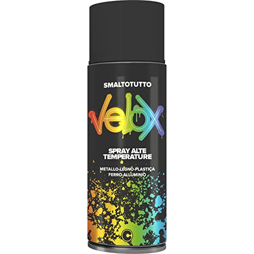 Velox Spray Protett.nero Alta Temper.(600°c) (6 Pz)