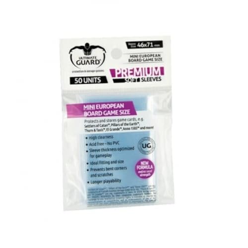 Ultimate Guard Premium Soft Sleeves for Board Game Cards... - Toys & Games Amazon UK à 1.99€