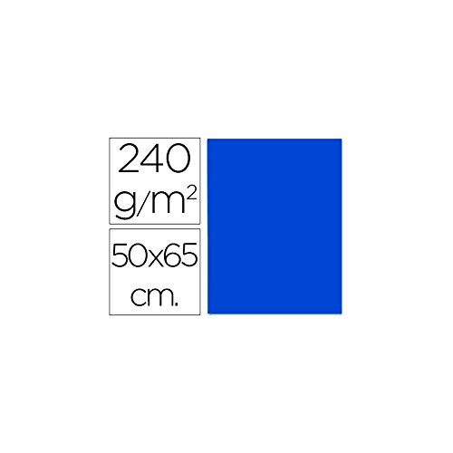 Liderpapel Cartulina 50X65 Cm 240 G/M2 Azul Zafiro - Auto & Moto Amazon Espagne à 3.26€