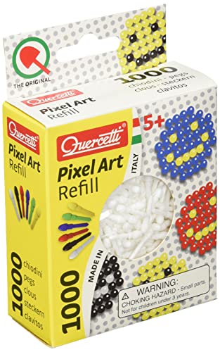 Quercetti Pixel Art Ricambi 1000 Chiodini Bianchi per... - Deal du jour à 15.73€