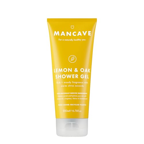 ManCave Gel Douche Citron et Chêne 200ml, Arôme Riche et... - Beauté & Parfums Amazon France à 4.10€