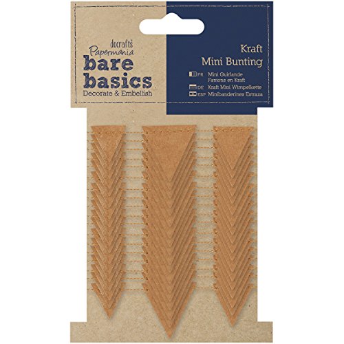 Papermania Bare Basics Kraft Mini Dreiecke Wimpelkette... - Maison & Cuisine Amazon Allemagne à 4.30€