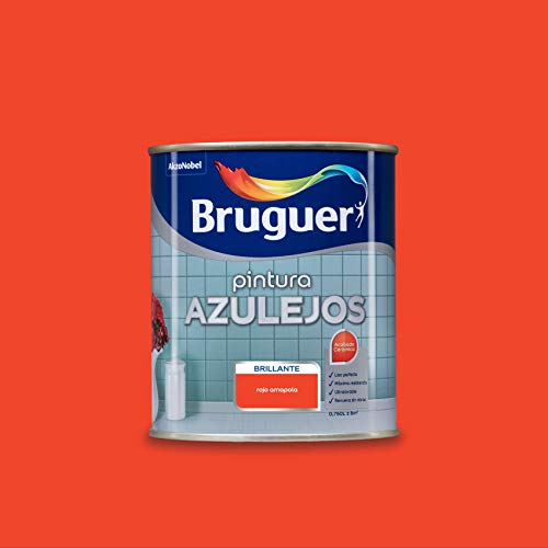 Bruguer 5160702 Glossy Enamel & for Tiles – Red Poppy 750 ml - Maison & Cuisine Amazon Royaume-Uni à 7.06€
