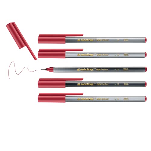 edding 55 - Fineliner - karminrot - 10 Stifte - 0,3 mm... - Jouets & Jeux Amazon Allemagne à 4.38€