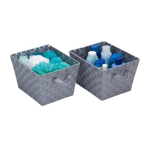 Honey Can Do 2pk Woven Bins, Silver, M - Amazon Royaume-Uni à 9.71€