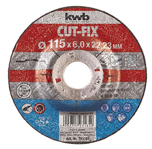 kwb Schruppscheibe Cut-Fix (115 x 22, gekröpft, 6.0 mm... - DIY & Tools Amazon Germany à 2.99€
