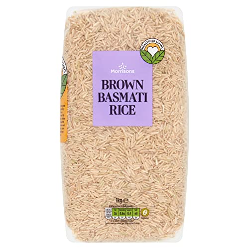 Morrisons Brown Basmati Rice, 1kg - Épicerie Amazon Royaume-Uni à 2.00€