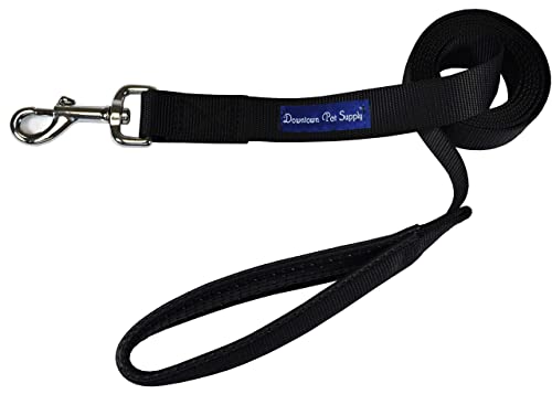 Strong Durable Dog Leash Lead - Black 2' Foot (L) x 3/4... - Animalerie Amazon Espagne à 31.08€
