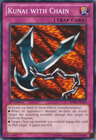 Yu-Gi-Oh! - Kunai with Chain (SDBE-EN035) - Structure Deck:... - Sports & Fitness Amazon Allemagne à 8.45€