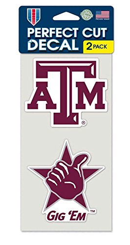 WinCraft Texas A&M Aggies - Juego de 2 adhesivos troquelados - Jouets & Jeux Amazon Espagne à 32.44€