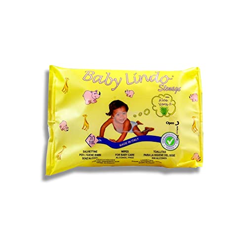 Baby Lindo Toallitas infantiles - 20 Toallitas - Bébé & Puériculture Amazon Espagne à 1.50€