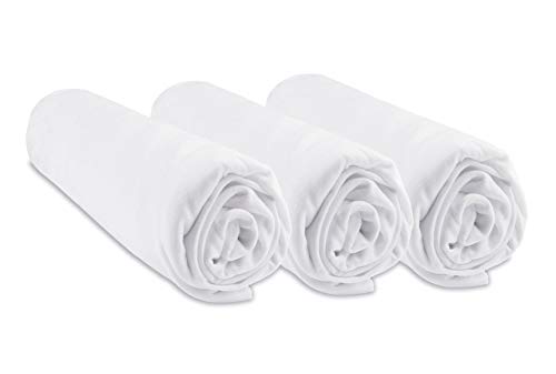 Lot de 3 Draps Housse 40x80 cm Extensible pour 40x90 cm... - Baby & Nursery Amazon France à 12.50€
