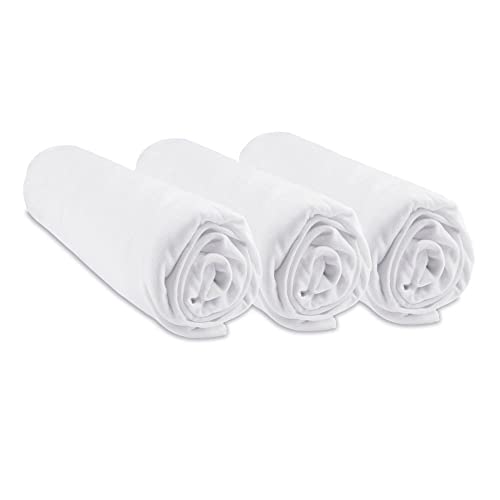 Lot de 3 Draps Housse 60x120 cm Lit Bébé, Berceau, Lit... - Bébé & Puériculture Amazon France à 16.50€