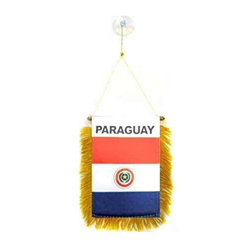 AZ FLAG - Paraguay Mini Banner - 6'' x 4'' - 100% Polyester... - Auto & Moto Amazon Royaume-Uni à 2.21€