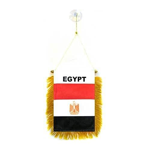 AZ FLAG - Egypt Mini Banner - 6'' x 4'' - 100% Polyester... - Auto & Moto Amazon Royaume-Uni à 2.21€