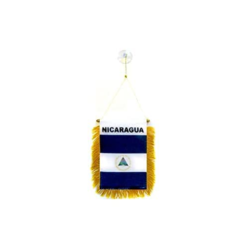 AZ FLAG - Fanion Nicaragua Pour Décoration Voiture Avec... - Auto & Motorcycle Amazon France à 4.96€