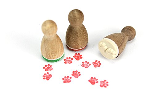 Stemplino® Mini timbri – motivo: zampe – diametro 12 mm –... - Loisirs Créatifs Amazon Italie à 1.95€