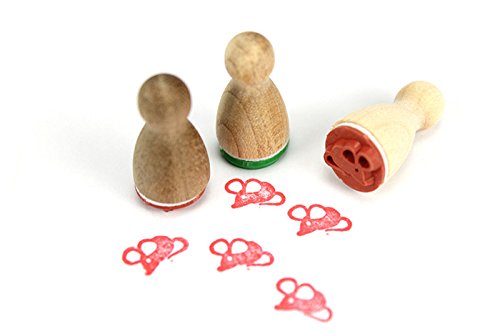 Stemplino Minisello, diseño de ratón, 12 mm de diámetro... - Amazon Espagne à 1.95€