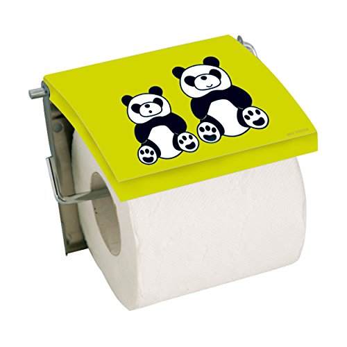 MSV Porte Rouleau Papier WC Acier INOX Panda Vert - Maison & Cuisine Amazon France à 8.08€