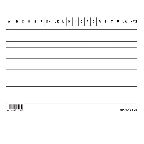 Edipro E3126VE 100 linierte Karten grün F.To 10,5 x 15 - Amazon Germany à 7.89€