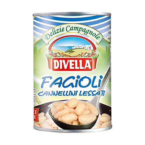 DIVELLA 24 Confezioni fagioli in scatola cannellini - Animalerie Amazon Italie à 0.95€
