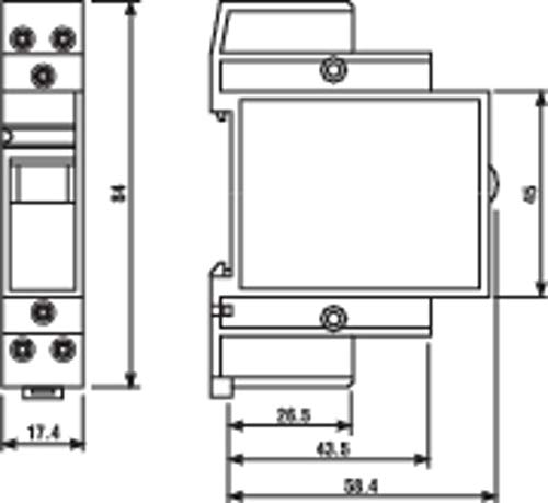 Relè monostabile modulare per montaggio diretto su barra 35... - Amazon Italie à 16.06€