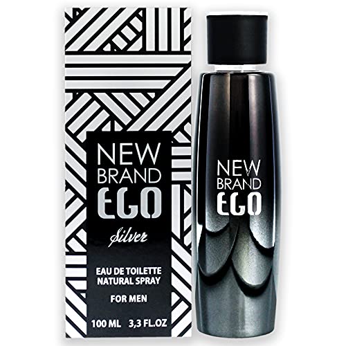 New Brand Ego Silver For Men 3.3 oz EDT Spray - Beauté & Parfums Amazon France à 6.84€