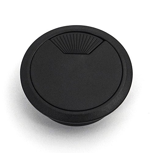 2 x SO-TECH® Passe-Câbles Passage de Câble Noir Diamètre 60... - Fournitures Bureau Amazon France à 3.16€