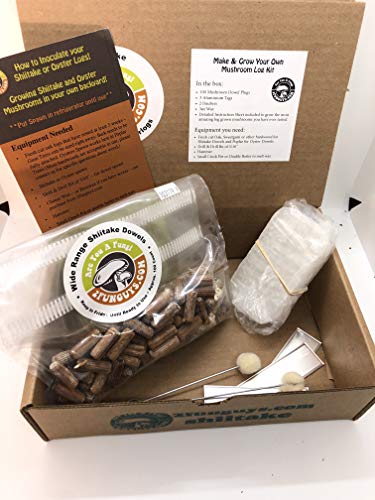 Shiitake Plug Spawn Starter Kit - Cultiva Tus Propios Hongos - Jardin & Extérieur Amazon Espagne à 50.43€