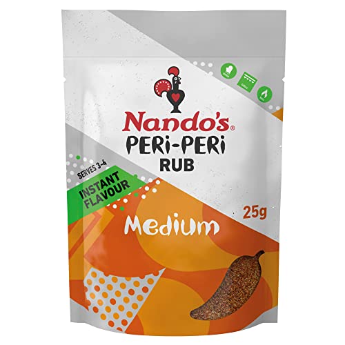 Nando's Peri Peri Medium Seasoning Rub 25g - Épicerie en promo à 1.25€