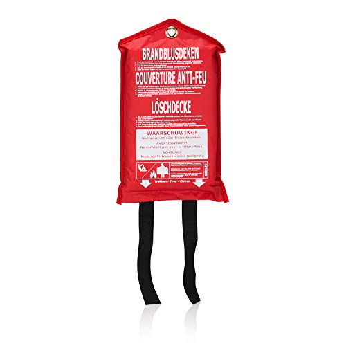 Smartwares Couverture Anti-feu - 100 cm x 100 cm - pour... en promo à 6,68€ (-50%) sur Amazon FR